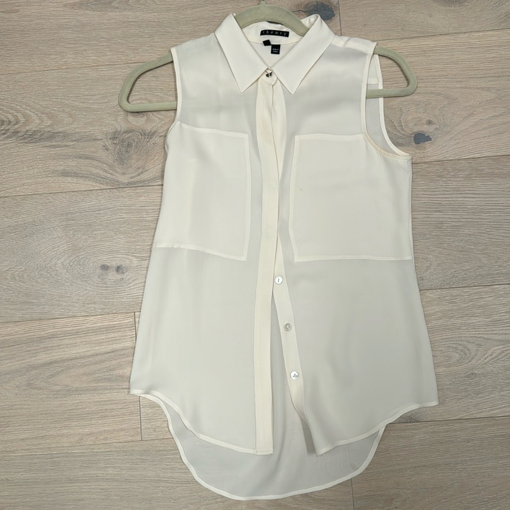 Theory petite blouse